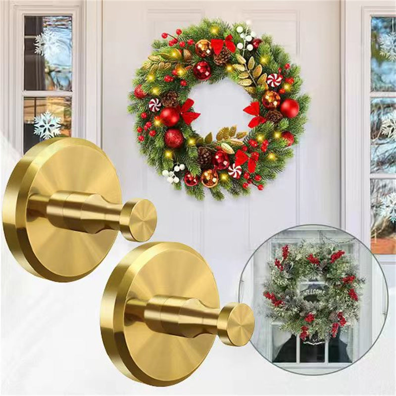 🥳2026 HOT SALE🥳💞50K+ SOLD! 🎄🪝 50% OFF! Stainless Steel Suction Cup Hook – holds up to 15 lbs, no tools, no marks. Perfect for Christmas wreaths & smooth surfaces! 🛡️✅
