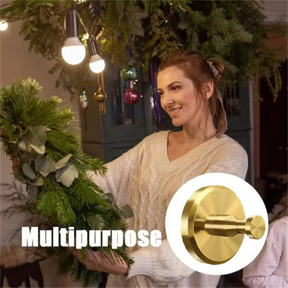 🥳2026 HOT SALE🥳💞50K+ SOLD! 🎄🪝 50% OFF! Stainless Steel Suction Cup Hook – holds up to 15 lbs, no tools, no marks. Perfect for Christmas wreaths & smooth surfaces! 🛡️✅