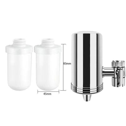 🚰 50% OFF NOW! ✨ Stainless Steel Faucet Water Purifier - No Installation Required with 5-Stage Filtration for Clean Drinking Water 💧🏠