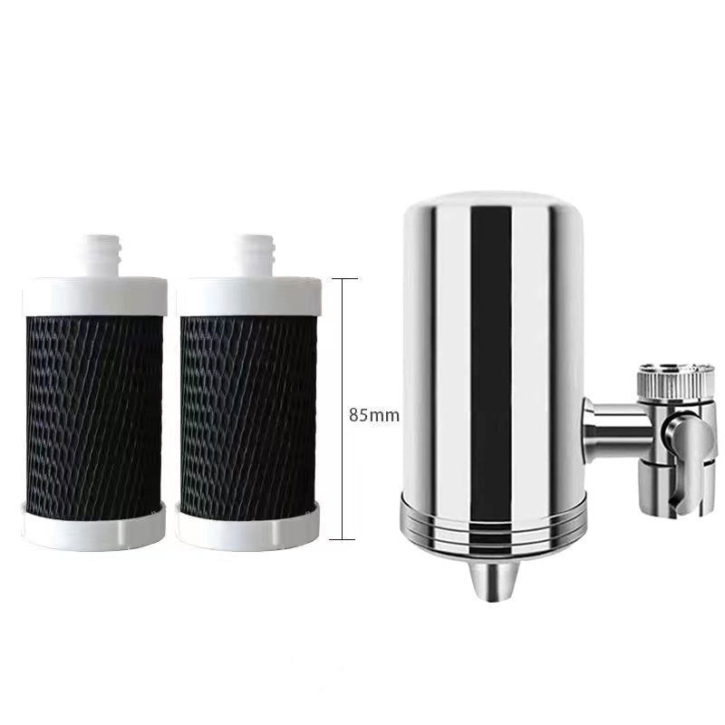 🚰 50% OFF NOW! ✨ Stainless Steel Faucet Water Purifier - No Installation Required with 5-Stage Filtration for Clean Drinking Water 💧🏠