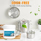 🔥 Paste remover for burnt cookware – deep cleaning for pots/pans without scratches, removes grease and charring in 5 minutes 🧽✨