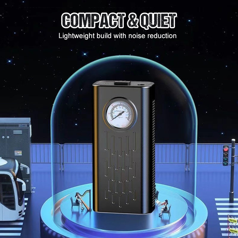 🥳2026 HOT SALE🥳💞50K+ SOLD!🔇🔋 Flash Sale 50% Off! Ultra-Quiet & Portable Car Inflator. Fits in glovebox, charges via USB. Your discreet roadside companion for sudden pressure drops. 📱🚗