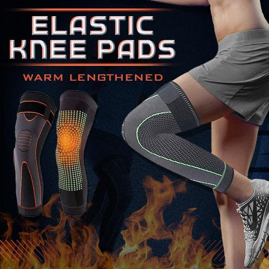 🥳2026 HOT SALE🥳💞50K+ SOLD! 🏆 Last Day Special Price £9.99! 🦵 Warm Lengthened Elastic Knee Sleeve – longer coverage, stretch knit & adjustable strap. Keeps knees warm all winter! 🔥✅