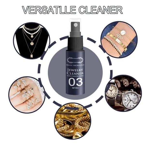 🥳2026 HOT SALE🥳💞50K+ SOLD!💦🔮50% OFF! Jewelry Cleaner Spray – Restores shine in 1 minute. No ammonia, non‑toxic. Safe for gold, silver & diamonds. 💍💎