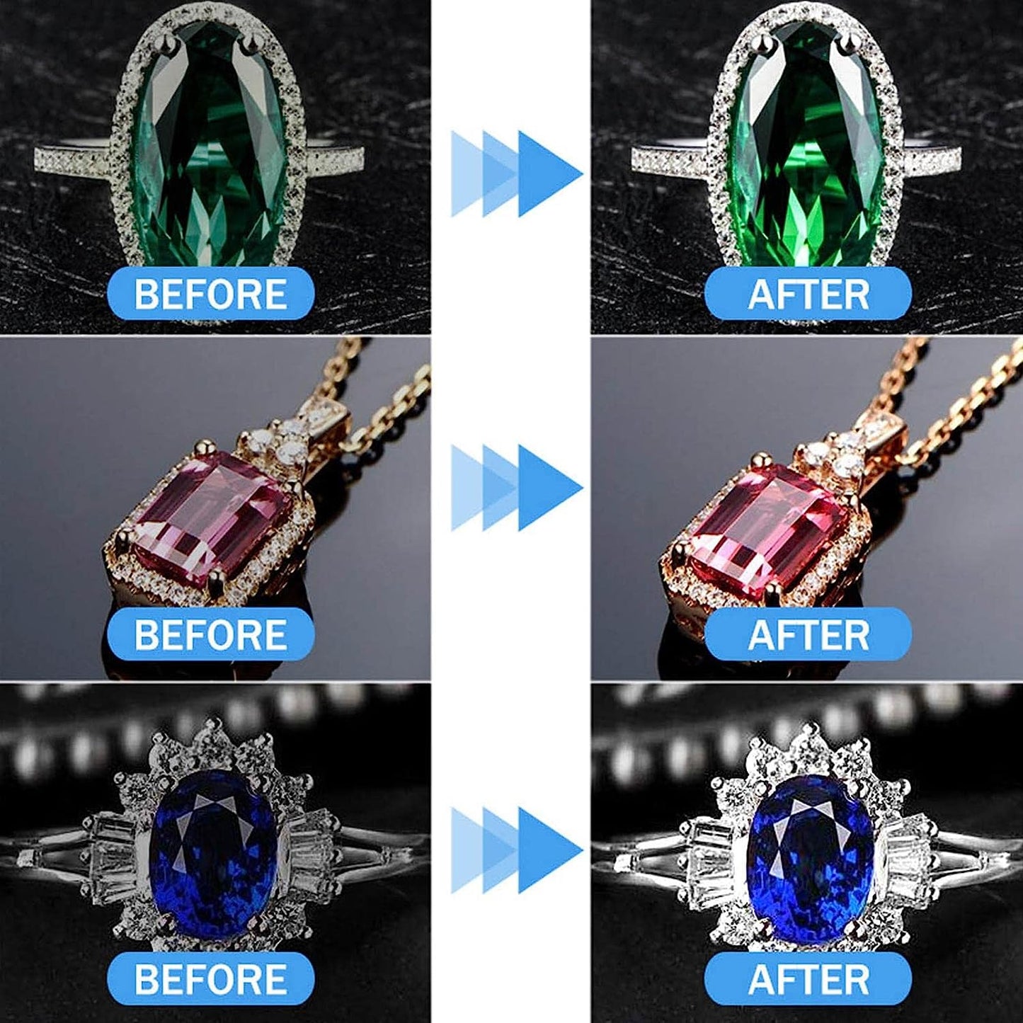 🥳2026 HOT SALE🥳💞50K+ SOLD!💦🔮50% OFF! Jewelry Cleaner Spray – Restores shine in 1 minute. No ammonia, non‑toxic. Safe for gold, silver & diamonds. 💍💎