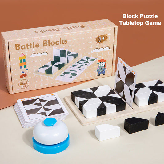 🔥 LAST DAY PROMOTION - 50%OFF 🔥Creative Black & White Block Puzzles Set for Kids