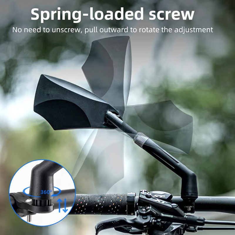 🥳2026 HOT SALE🥳💞50K+ SOLD!🚲👀 50% OFF! 360° Adjustable Bike Mirror – 180° wide view, 360° rotation. Durable & foldable. Ride safe, see everything behind you! 🛡️✨