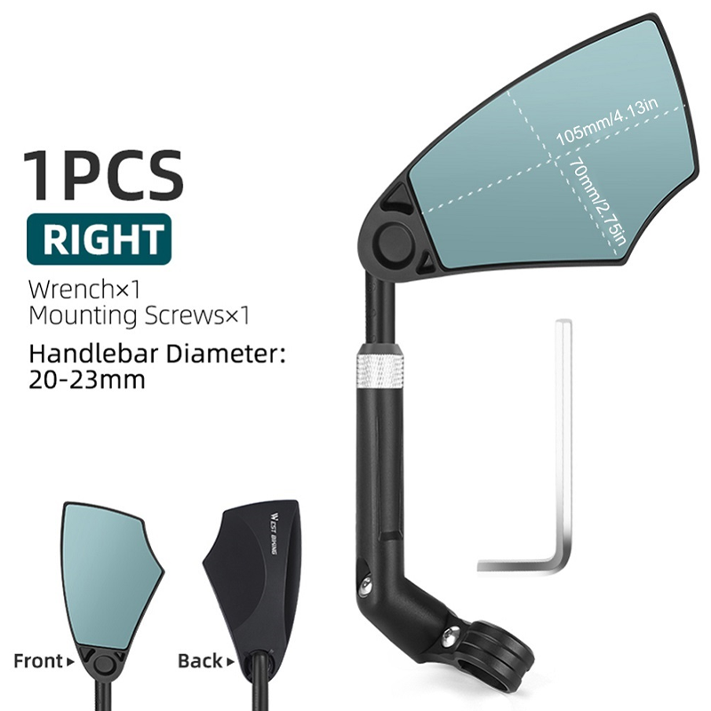 🥳2026 HOT SALE🥳💞50K+ SOLD!🚲👀 50% OFF! 360° Adjustable Bike Mirror – 180° wide view, 360° rotation. Durable & foldable. Ride safe, see everything behind you! 🛡️✨