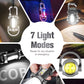 🥳2026 HOT SALE🥳💞50K+ SOLD! 🔦💡 50% OFF! Keychain Flashlight – LED+COB dual light, 7 modes for every need. Ultra-light 29g – clip it on your keys or jacket. Never be caught in the dark again – safe walks, every time! 🚶✅