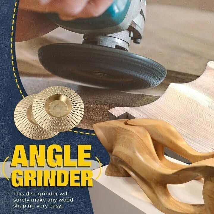 🥳2026 HOT SALE🥳💞50K+ SOLD!⚙️💎BUY 5 GET 5 FREE! Premium Wood Carving Disc – Super sharp, fast cutting. Fits standard grinder, removes wood easily. A workshop hero! 🔥✨