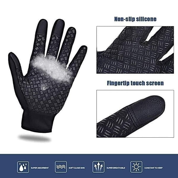 🥳2026 HOT SALE🥳💞50K+ SOLD! ❄️🧤 LAST DAY £9.99! Waterproof Thermal Gloves – touchscreen fingertips, windproof & adjustable zip fit. Warm hands, use your phone anywhere! 🛡️✅