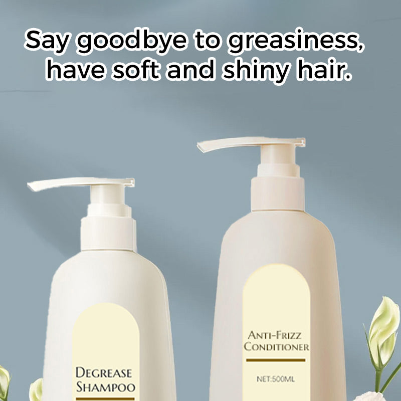💦🚫 Bye-Bye Greasy & Flat Hair! 500ml Degrease Shampoo 50% OFF Now🌬️
