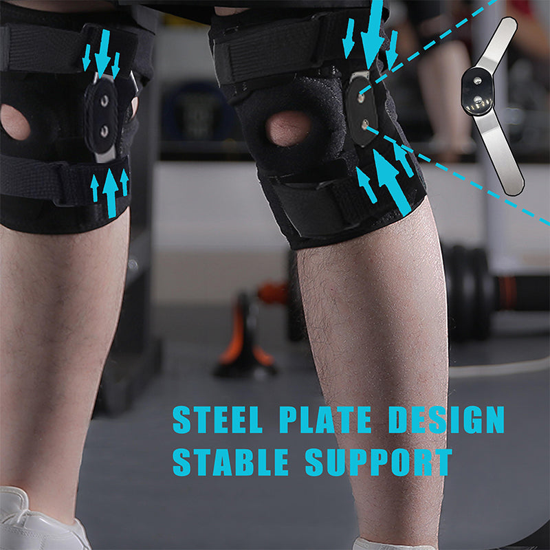 🥳2026 HOT SALE🥳💞50K+ SOLD!🦵🛡️ 50% OFF! Breathable Adjustable Knee Support Brace – Removable steel plates & shock‑absorbing pads. Relieves joint pressure, protects meniscus. Perfect for walking, gym & recovery! 💪✨