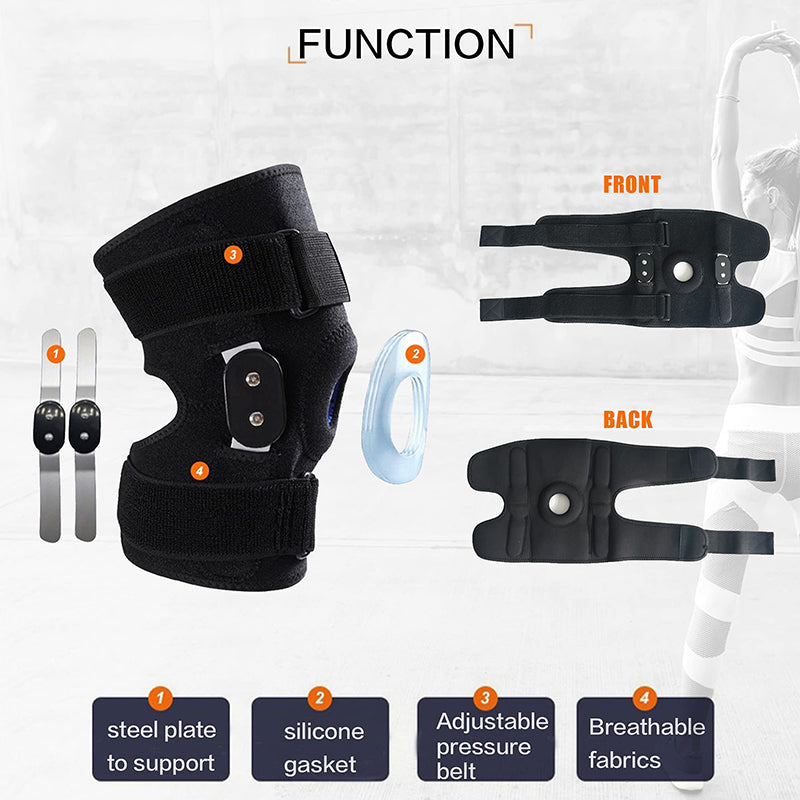 🥳2026 HOT SALE🥳💞50K+ SOLD!🦵🛡️ 50% OFF! Breathable Adjustable Knee Support Brace – Removable steel plates & shock‑absorbing pads. Relieves joint pressure, protects meniscus. Perfect for walking, gym & recovery! 💪✨