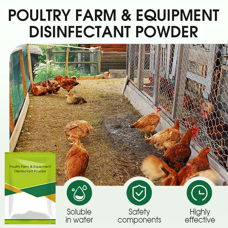 100 g disinfectant powder for poultry farms and equipmen