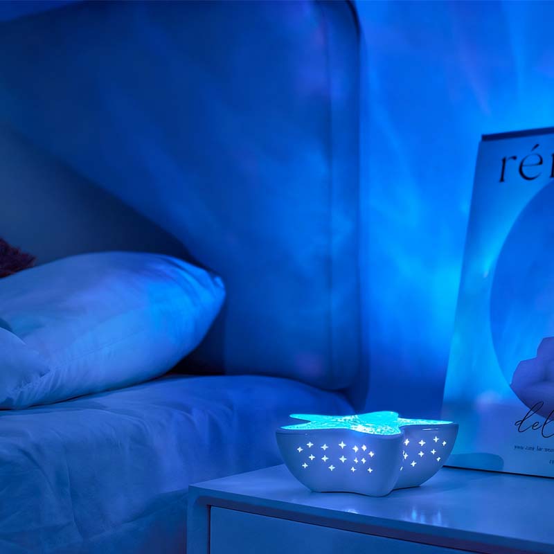 🥳2026 HOT SALE🥳💞50K+ SOLD!🌊🌌 50% OFF! Starfish Ocean Wave Projector – 7 colors, dimmable, rechargeable. Calming ripples for sleep or play. A magical gift. 🎁✨