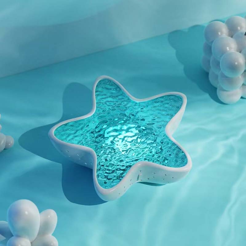 🥳2026 HOT SALE🥳💞50K+ SOLD!🌊🌌 50% OFF! Starfish Ocean Wave Projector – 7 colors, dimmable, rechargeable. Calming ripples for sleep or play. A magical gift. 🎁✨