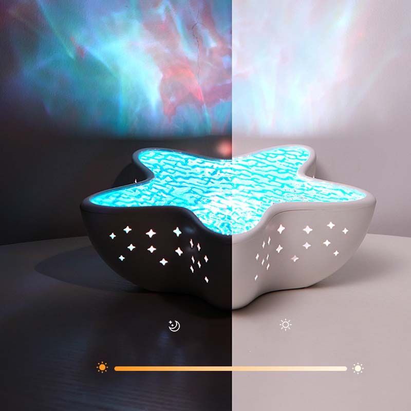 🥳2026 HOT SALE🥳💞50K+ SOLD!🌊🌌 50% OFF! Starfish Ocean Wave Projector – 7 colors, dimmable, rechargeable. Calming ripples for sleep or play. A magical gift. 🎁✨