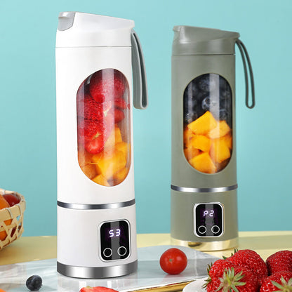 🥳2026 HOT SALE🥳💞50K+ SOLD!🍎🥤 50% OFF! Portable Cordless Juicer – 450ml, 50W, stainless steel blades. Digital battery display, sip lid & carry handle. Fresh juice anywhere! 🔋✨