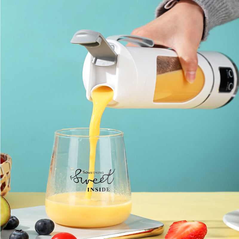 🥳2026 HOT SALE🥳💞50K+ SOLD!🍎🥤 50% OFF! Portable Cordless Juicer – 450ml, 50W, stainless steel blades. Digital battery display, sip lid & carry handle. Fresh juice anywhere! 🔋✨