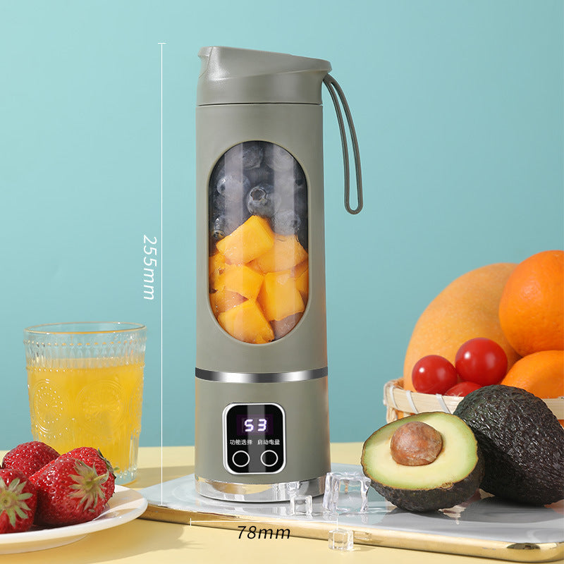 🥳2026 HOT SALE🥳💞50K+ SOLD!🍎🥤 50% OFF! Portable Cordless Juicer – 450ml, 50W, stainless steel blades. Digital battery display, sip lid & carry handle. Fresh juice anywhere! 🔋✨