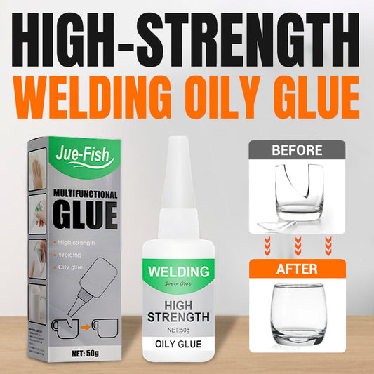 🛠️No tools. No drilling. Just glue！🔥Welding High-Strength Oily Glue