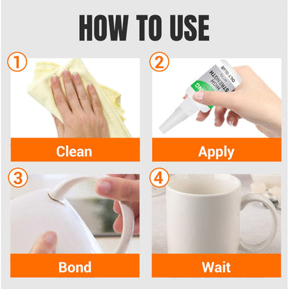 🛠️No tools. No drilling. Just glue！🔥Welding High-Strength Oily Glue