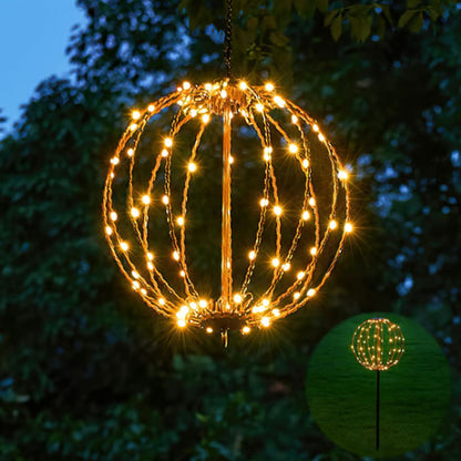 🥳2026 HOT SALE🥳💞50K+ SOLD! 💡✨ 50% OFF! Hanging LED Sphere Light – 360° soft glow, collapsible & weatherproof. Perfect for patio, garden & holiday decor! 🌟🏠