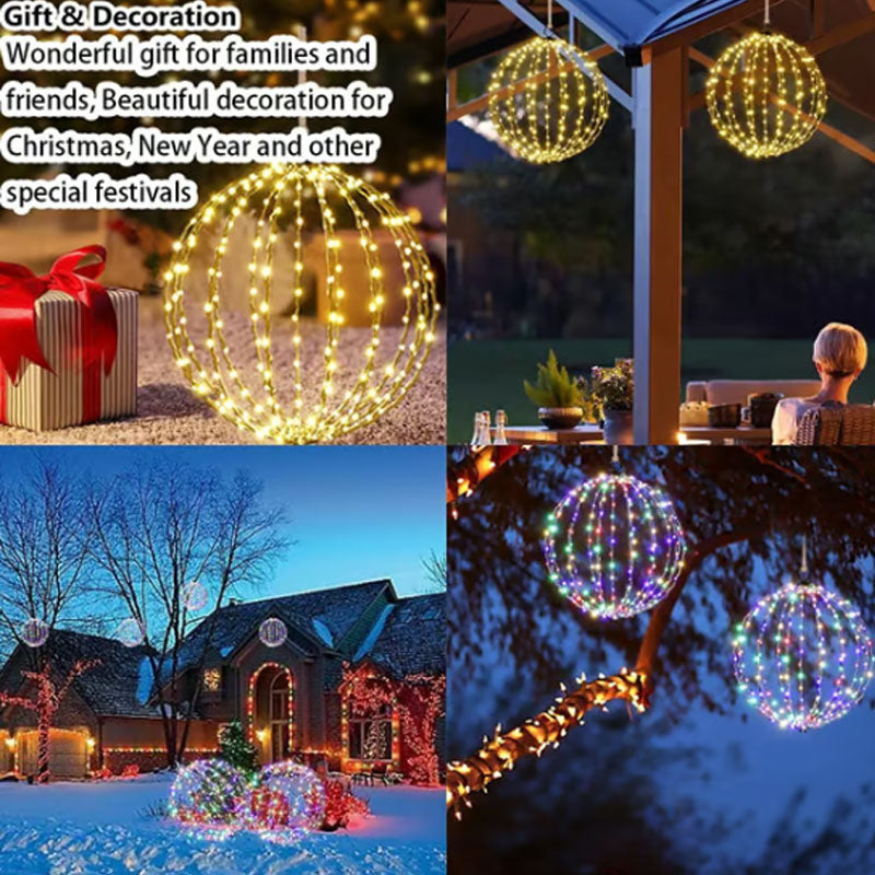 🥳2026 HOT SALE🥳💞50K+ SOLD! 💡✨ 50% OFF! Hanging LED Sphere Light – 360° soft glow, collapsible & weatherproof. Perfect for patio, garden & holiday decor! 🌟🏠