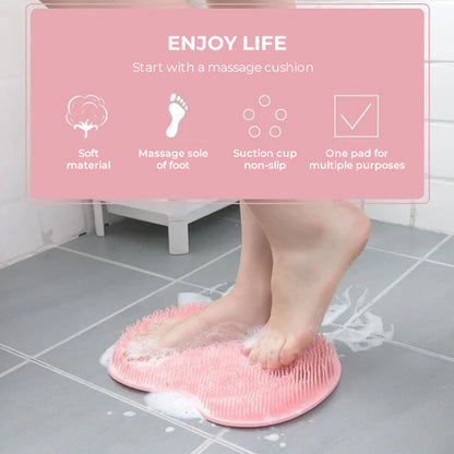 🥳2026 HOT SALE🥳💞50K+ SOLD! 🌿🚿 Spa-Level Relaxation in Your Shower! Foot & Back Massage Scrubber – 50% OFF! 💆‍♂️🛁