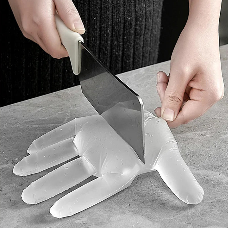 🥒✨Food Grade Transparent Thickened Disposable Gloves（100 pcs）