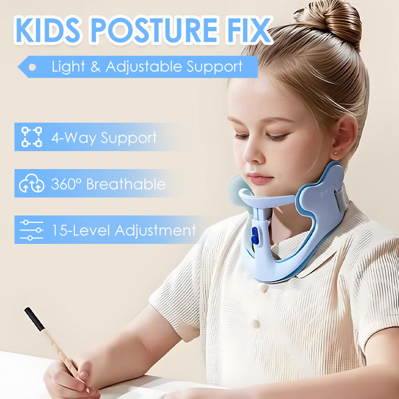 🥳2026 HOT SALE🥳💞50K+ SOLD!🧒🦴 50% OFF! Kids Posture Fix – 4‑way support, 15‑level height adjust. Lightweight & breathable. Helps children sit up straight, read & study comfortably! 📚✨