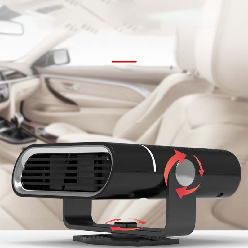 ⏳🔥LIMITED-TIME 74% OFF! Portable 2-in-1 car fan with heating function – 360° rotatable, fast defrosting, heating and ventilation, quiet and lightweight for winter and summer!