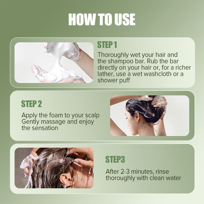 🔥Last day special, 50% off🔥Natural Shampoo Bar For Strengthening Hair