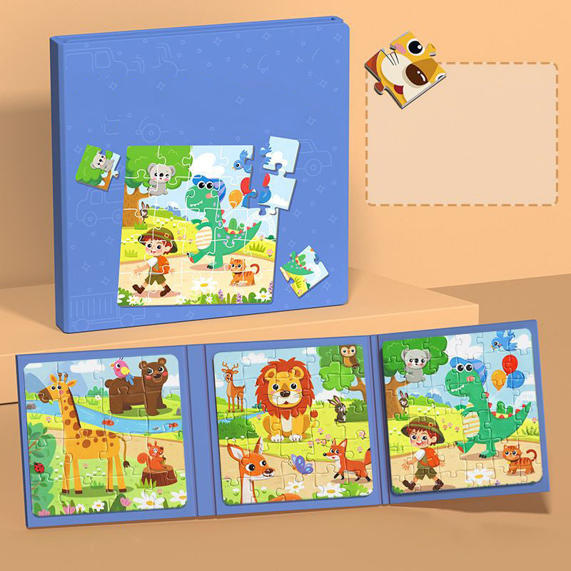 Children's Magnetic Puzzle Book