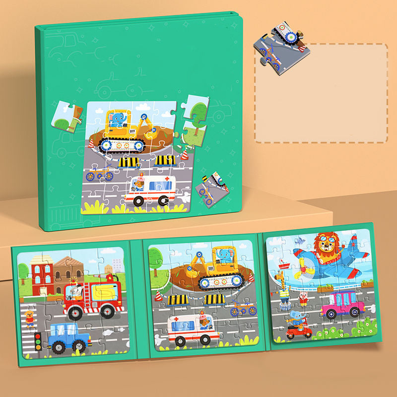 Children's Magnetic Puzzle Book