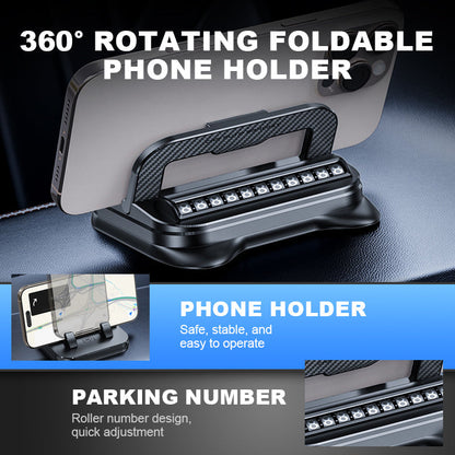 🥳2026 HOT SALE🥳💞50K+ SOLD!📱 50% OFF NOW! ✨ 360° Rotating Foldable Phone Holder - Universal Compatibility with Anti-Slip Base for Desk, Car & Travel Use 🚗💻