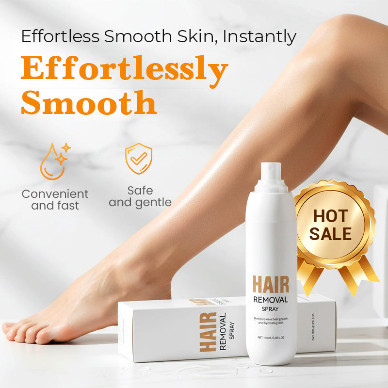 🥳2026 HOT SALE🥳💞50K+ SOLD!🌿 🛁 Gentle Enough for Sensitive Skin. No-Irritation Hair Removal Spray – 50% OFF! ✨🔄