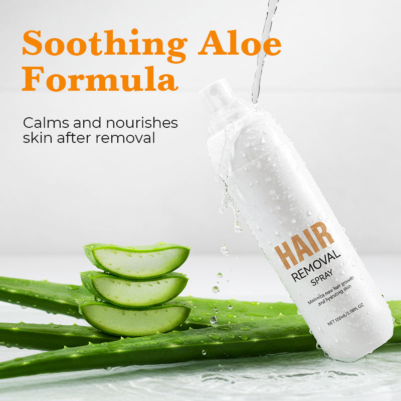 🥳2026 HOT SALE🥳💞50K+ SOLD!🌿 🛁 Gentle Enough for Sensitive Skin. No-Irritation Hair Removal Spray – 50% OFF! ✨🔄