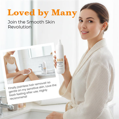🥳2026 HOT SALE🥳💞50K+ SOLD!🌿 🛁 Gentle Enough for Sensitive Skin. No-Irritation Hair Removal Spray – 50% OFF! ✨🔄