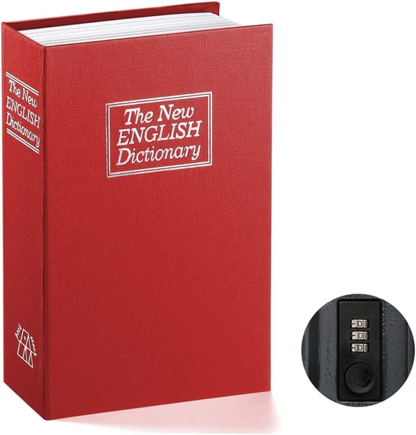 🥳2026 HOT SALE🥳💞50K+ SOLD! 🔒📚 50% OFF! Secret Book Safe Box – Disguised as a real book, blends perfectly on any shelf. Key/combo lock, steel core – keep valuables safe from prying eyes! 🏠✨