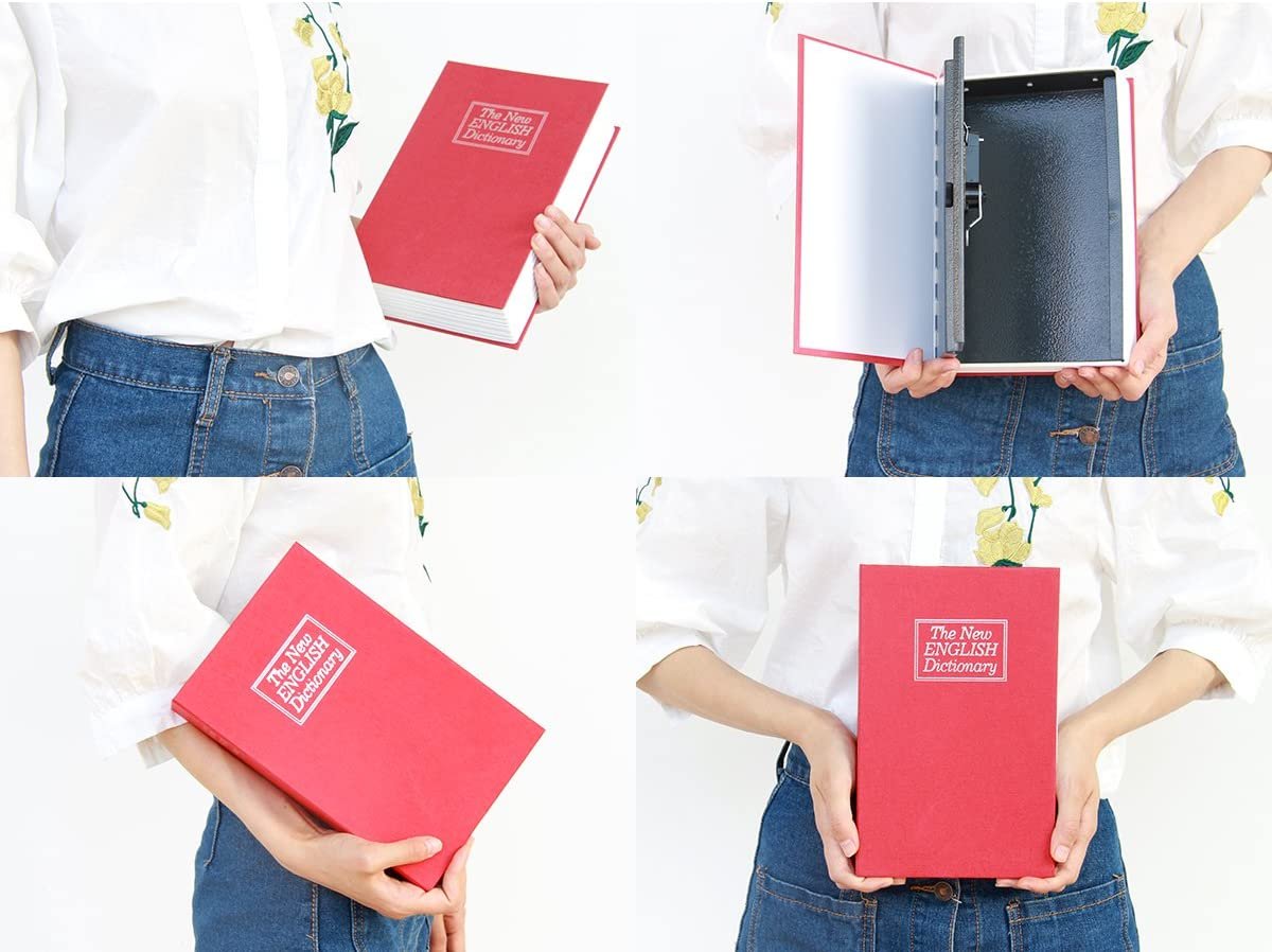 🥳2026 HOT SALE🥳💞50K+ SOLD! 🔒📚 50% OFF! Secret Book Safe Box – Disguised as a real book, blends perfectly on any shelf. Key/combo lock, steel core – keep valuables safe from prying eyes! 🏠✨