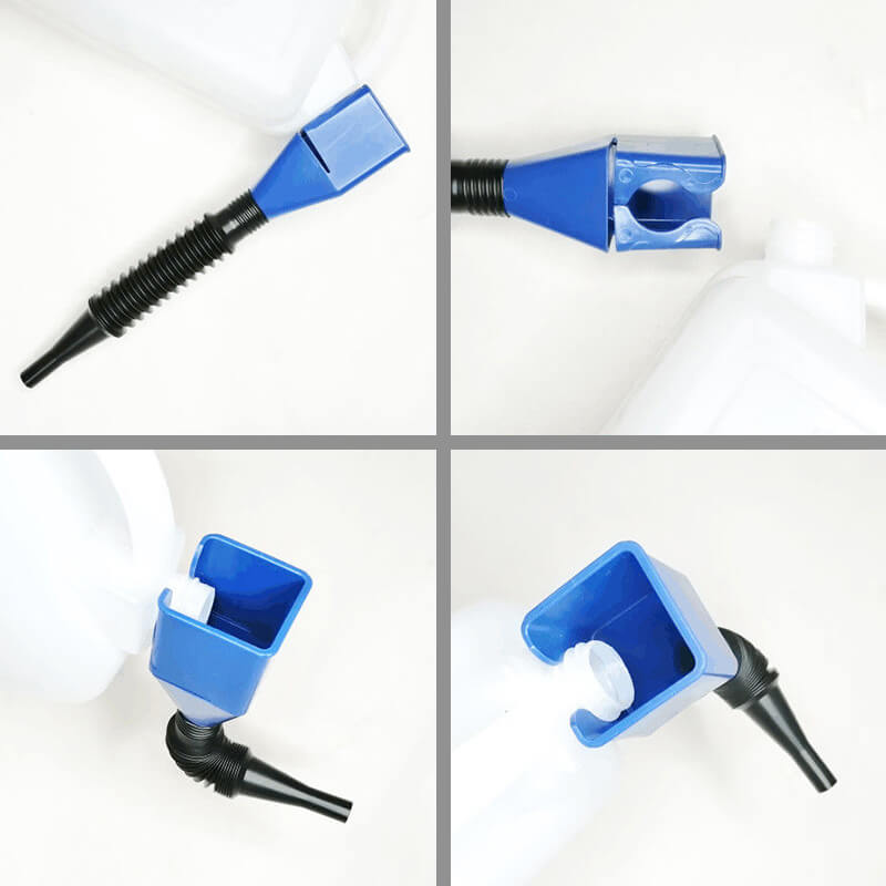 🚫 End Messy Drains! Flexible multi-function oil funnel for Tight Spots