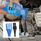 🚫 End Messy Drains! Flexible multi-function oil funnel for Tight Spots