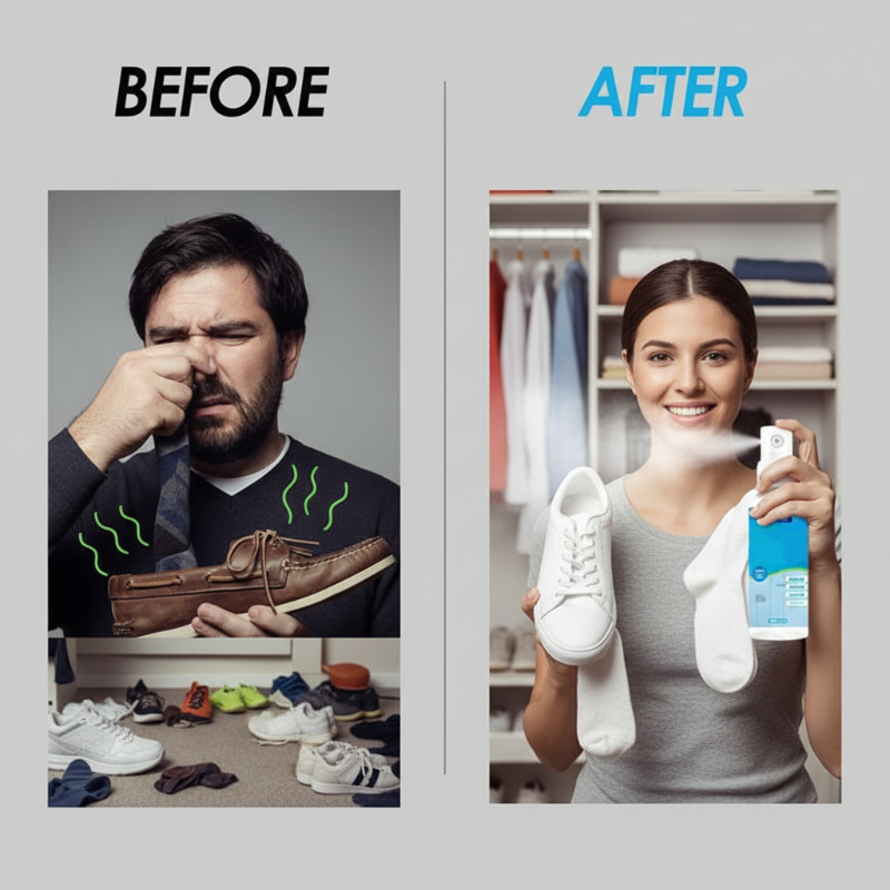 Multi-Purpose Odor Eliminator for Shoes & Socks