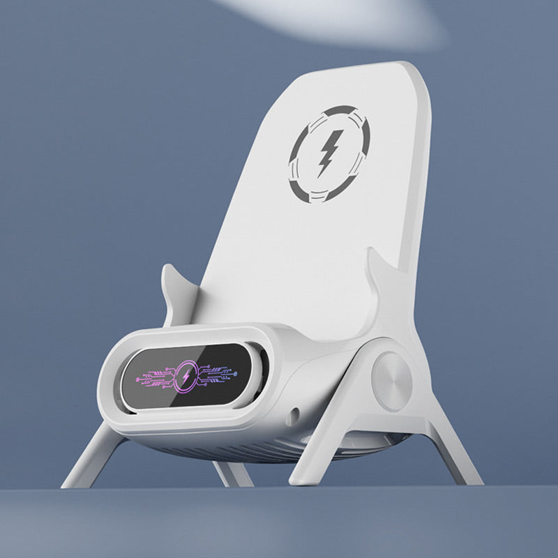 ⚡Wireless Fast Charger Phone Stand | Year-End Mega Upgrade Launch | Qi-Certified for Phone & Earbuds, Adjustable Viewing Angle | All-in-One Desk Organizer 🚀✨