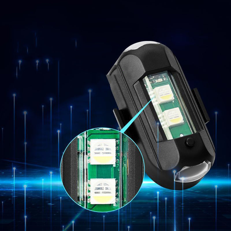 🥳2026 HOT SALE🥳💞50K+ SOLD!🛡️⚡ Your Mobile Smart Safety Shield! Vibration-Sensing Strobe Light, Early Warning 50% OFF🌙🚲