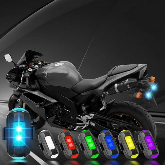 🥳2026 HOT SALE🥳💞50K+ SOLD!🛡️⚡ Your Mobile Smart Safety Shield! Vibration-Sensing Strobe Light, Early Warning 50% OFF🌙🚲