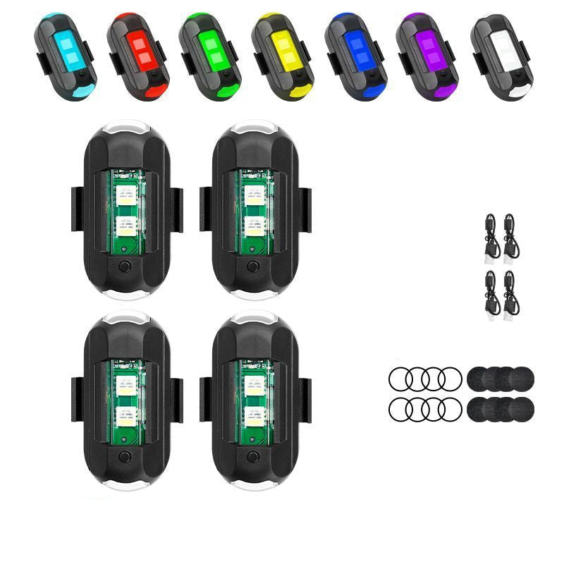 🥳2026 HOT SALE🥳💞50K+ SOLD!🛡️⚡ Your Mobile Smart Safety Shield! Vibration-Sensing Strobe Light, Early Warning 50% OFF🌙🚲