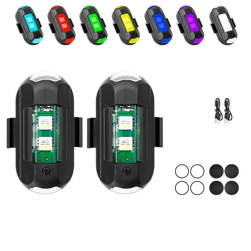 🥳2026 HOT SALE🥳💞50K+ SOLD!🛡️⚡ Your Mobile Smart Safety Shield! Vibration-Sensing Strobe Light, Early Warning 50% OFF🌙🚲